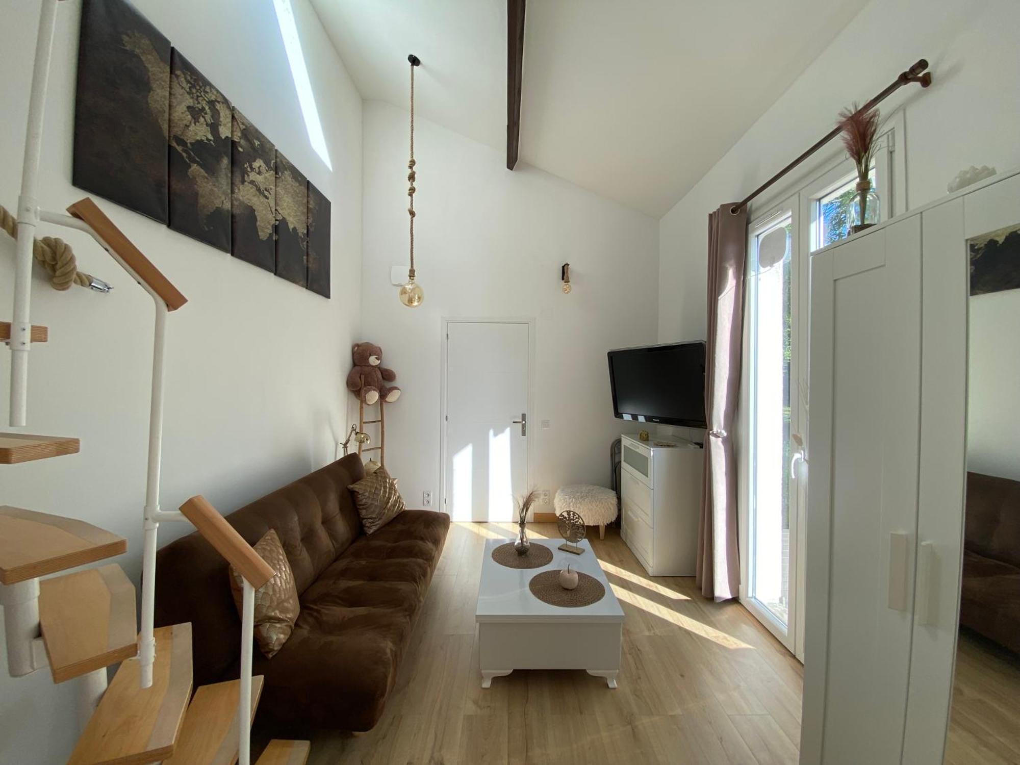 The Little Oak - Tiny House With Bed On Mezzanine & Terrace - From 1 To 4 P Disney, Paris & Cdg Pomponne Exterior foto